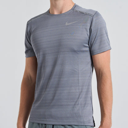 Nike Miler Tee Stone Grey