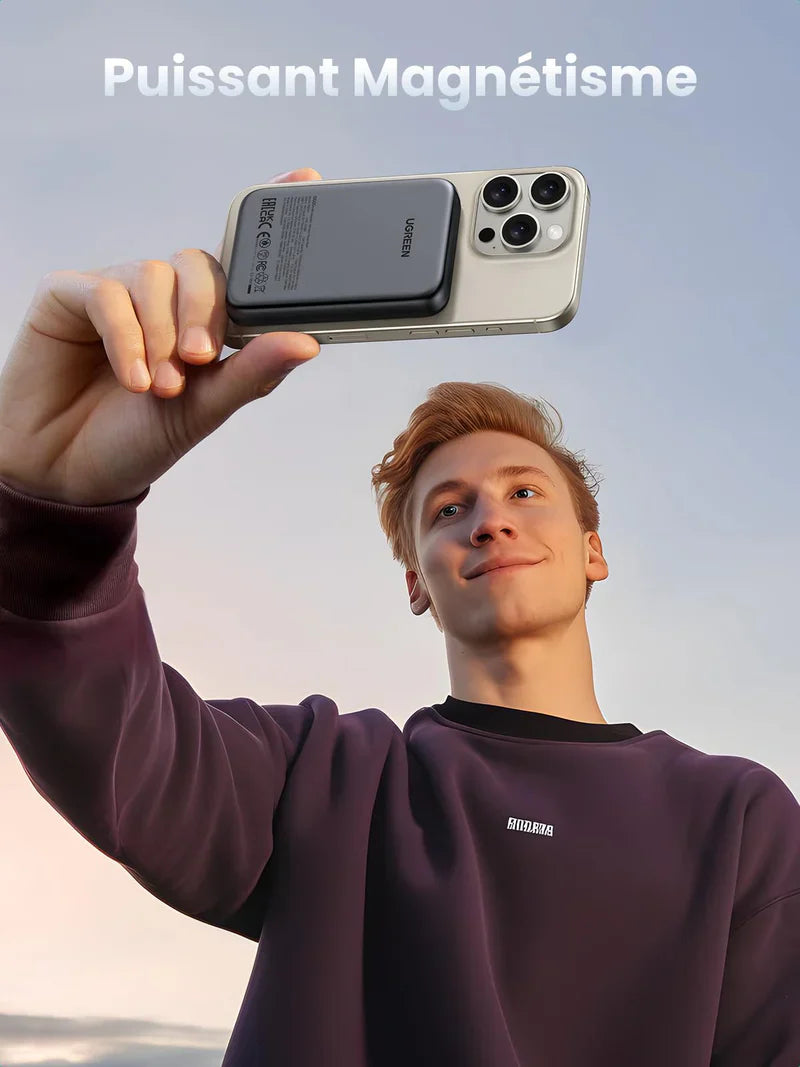 Batterie externe magnétique