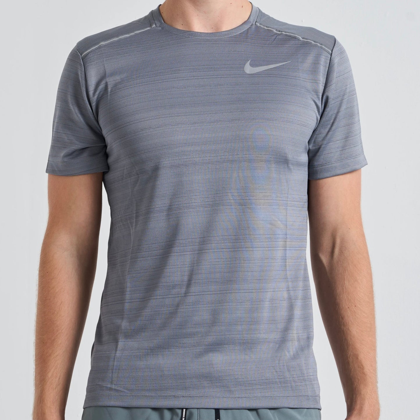 Nike Miler Tee Stone Grey
