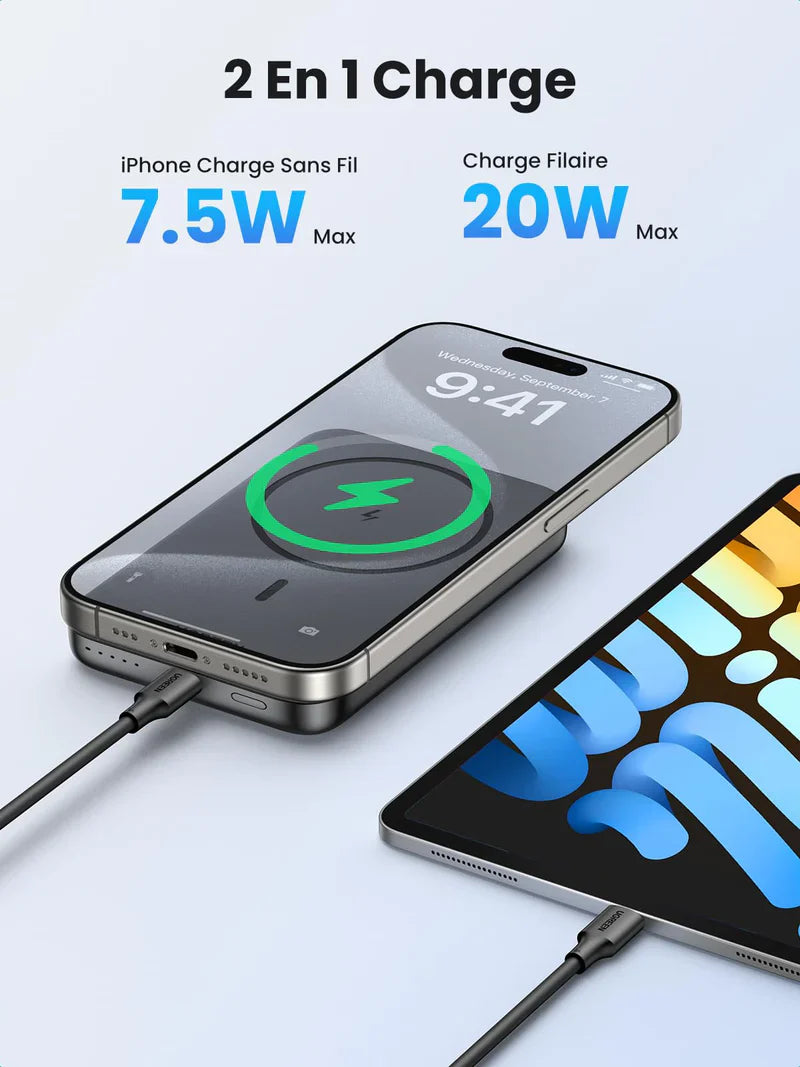 Batterie externe magnétique