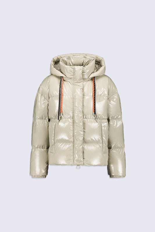 Doudoune courte brillante Lili Bright Sable